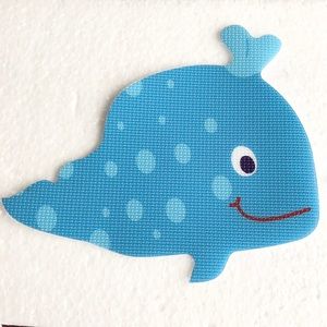 Five whales bath floor non slippery stickers